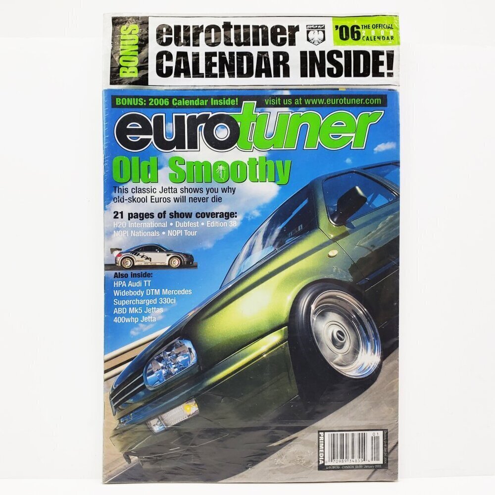 Eurotuner Magazine January 2006 w/ Import Car Calendar Euro Tuner Sealed